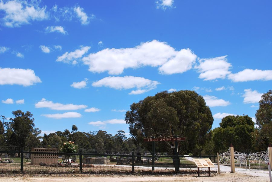 Cimetière à Amherst, Victoria, Australie