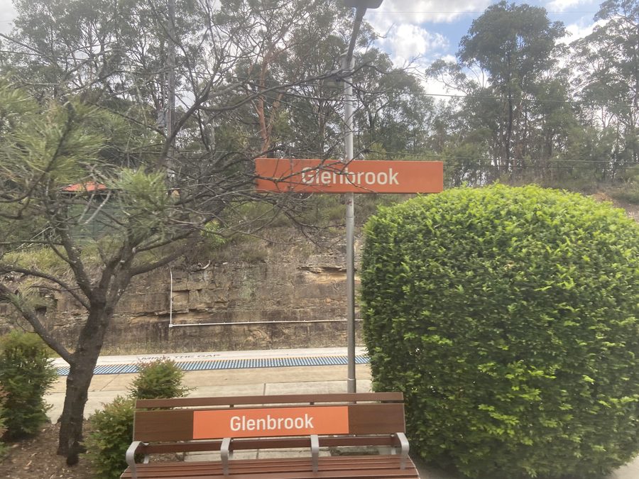 Gare de Glenbrook en Nouvelle-Galles du Sud