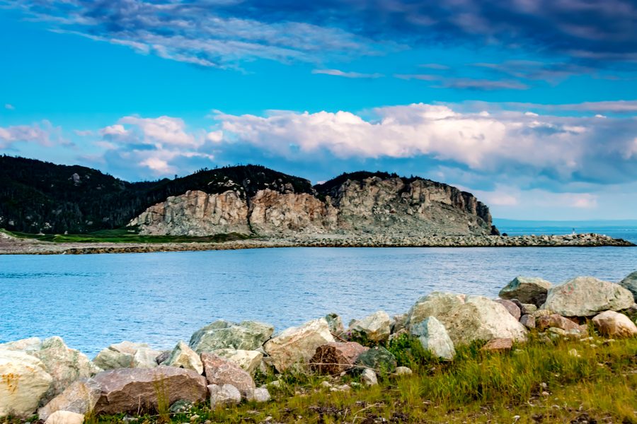 Paysage côtier à Terre-Neuve
