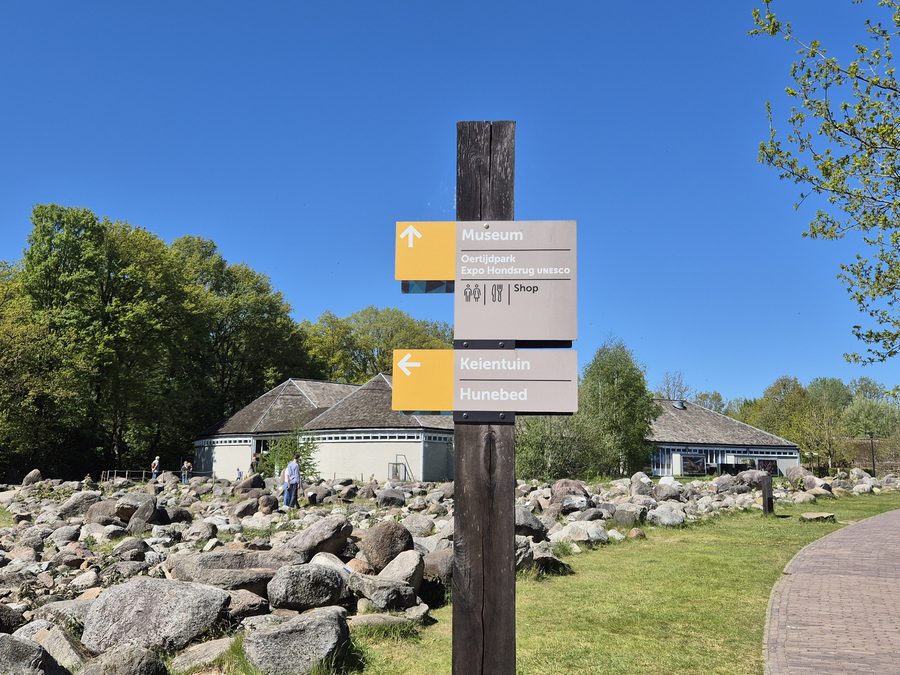 Hunebedcentrum à Borger, le musée consacré au patrimoine mégalithique de la Drenthe.