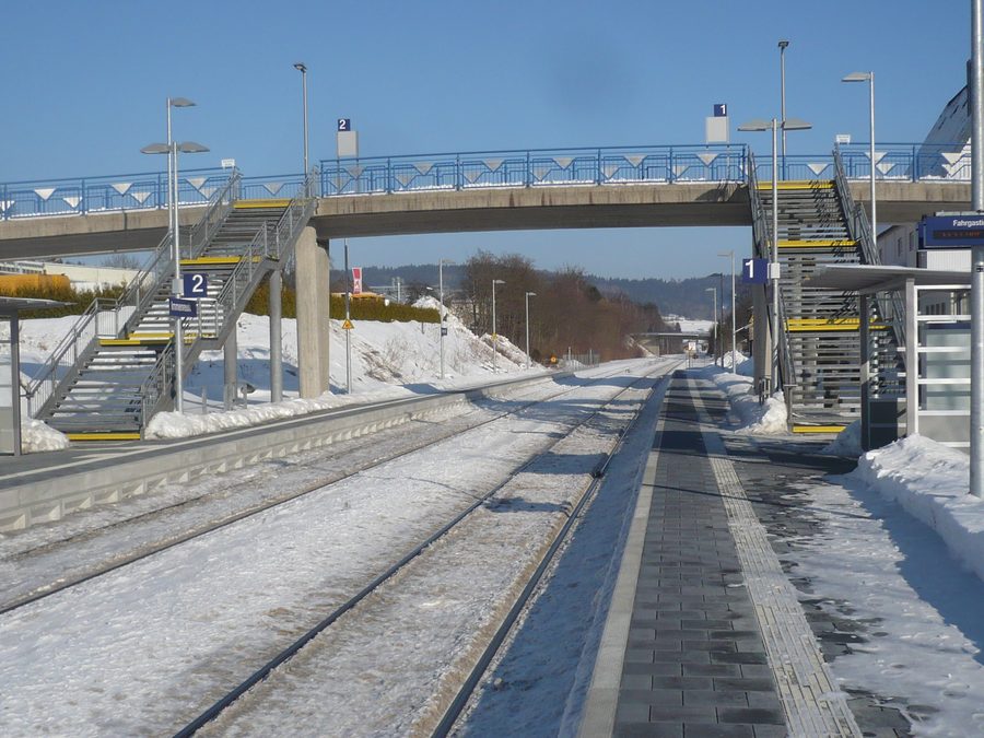 Gare d’Immenreuth après sa rénovation