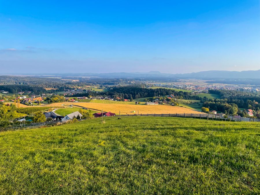 Vue sur Slovenska Bistrica, Slovénie