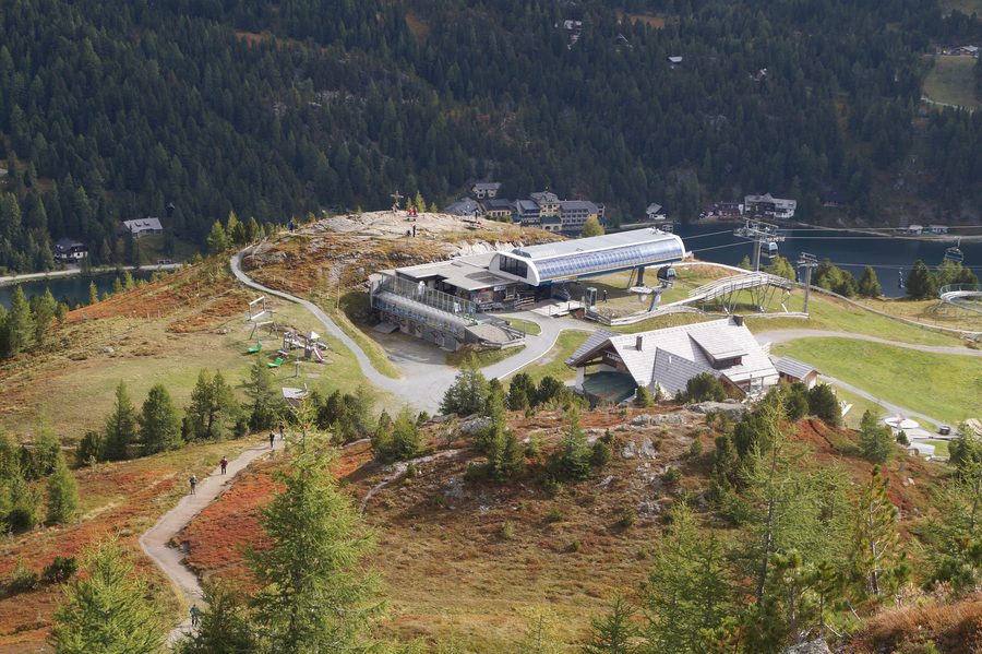 Station d’arrivée de la Panoramabahn et piste de luge d’été Nocky Flitzer à Turracherhöhe
