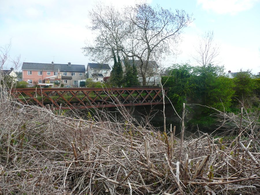 Pont ferroviaire désaffecté au-dessus de la rivière Swilly près de Letterkenny