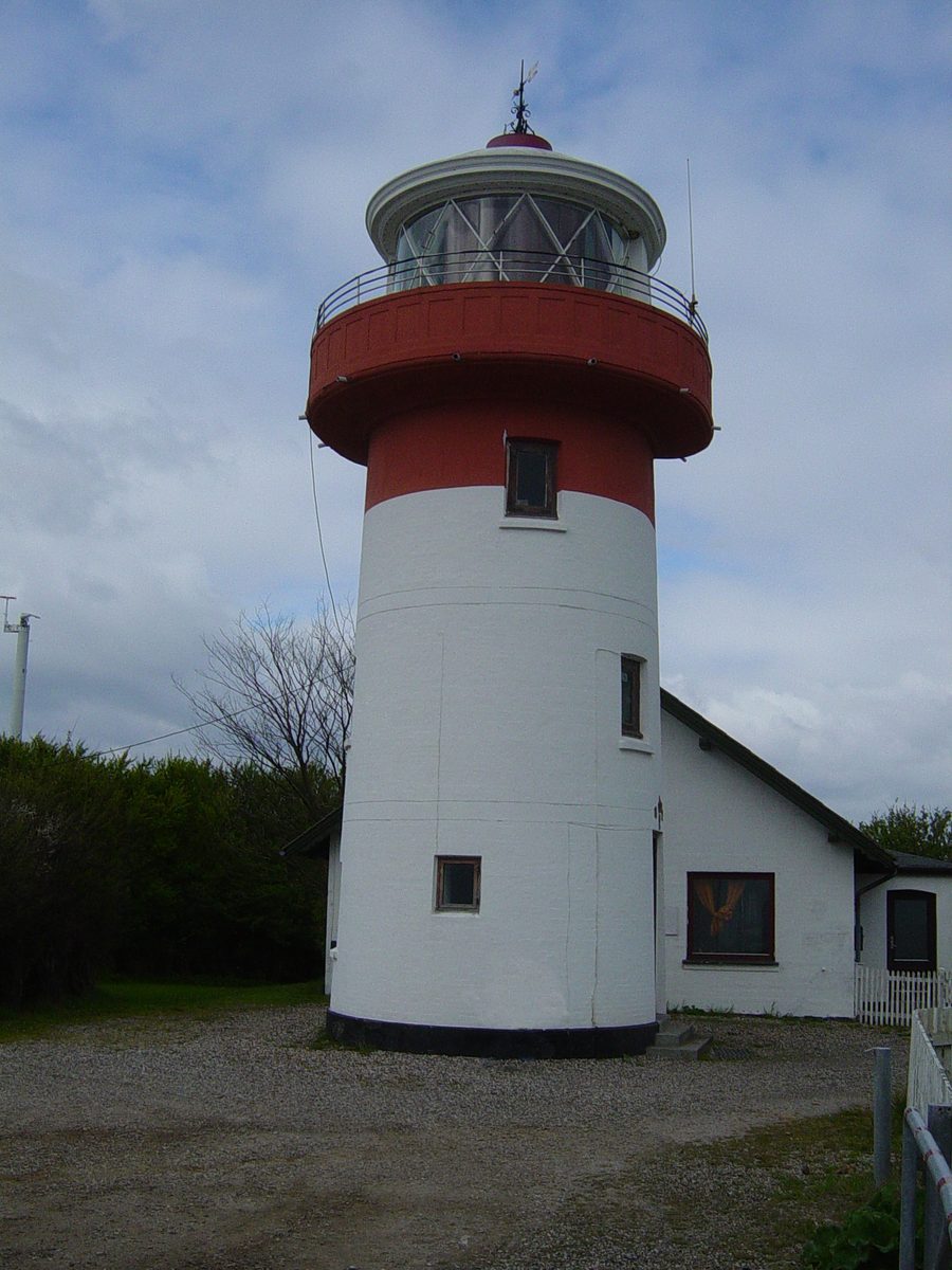 Phare de Hov près de la pointe nord-est de Langeland, Danemark