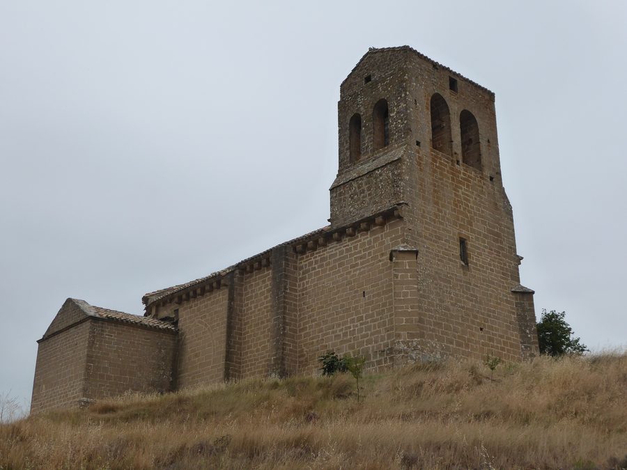Vue de Santsoain, un petit village rural de Navarre