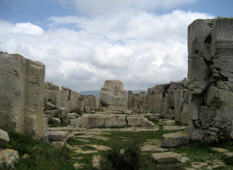 Ruines du monastère de saint Siméon le Stylite le Jeune près d’Antakya, dans la province de Hatay, en Turquie