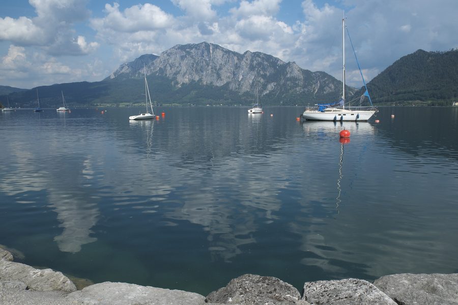 Attersee près d’Unterach am Attersee en Haute-Autriche