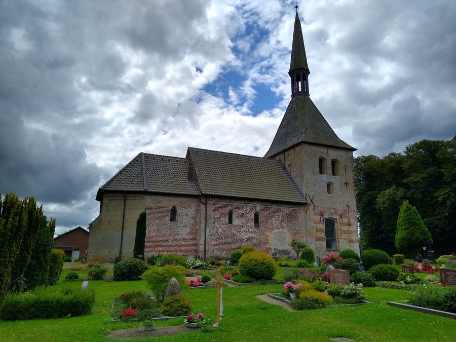 Église Sainte-Marie à Hürup vue du nord