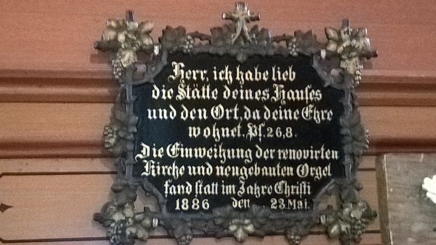 Église évangélique à Burkhardsfelden, un quartier de Reiskirchen en Hesse
