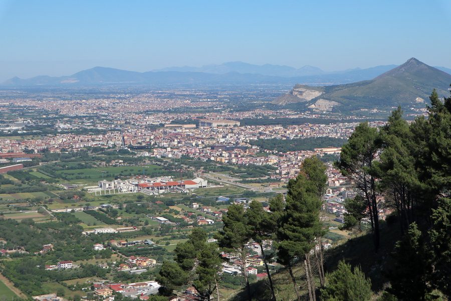 Panorama de Caserte vu depuis Maddaloni