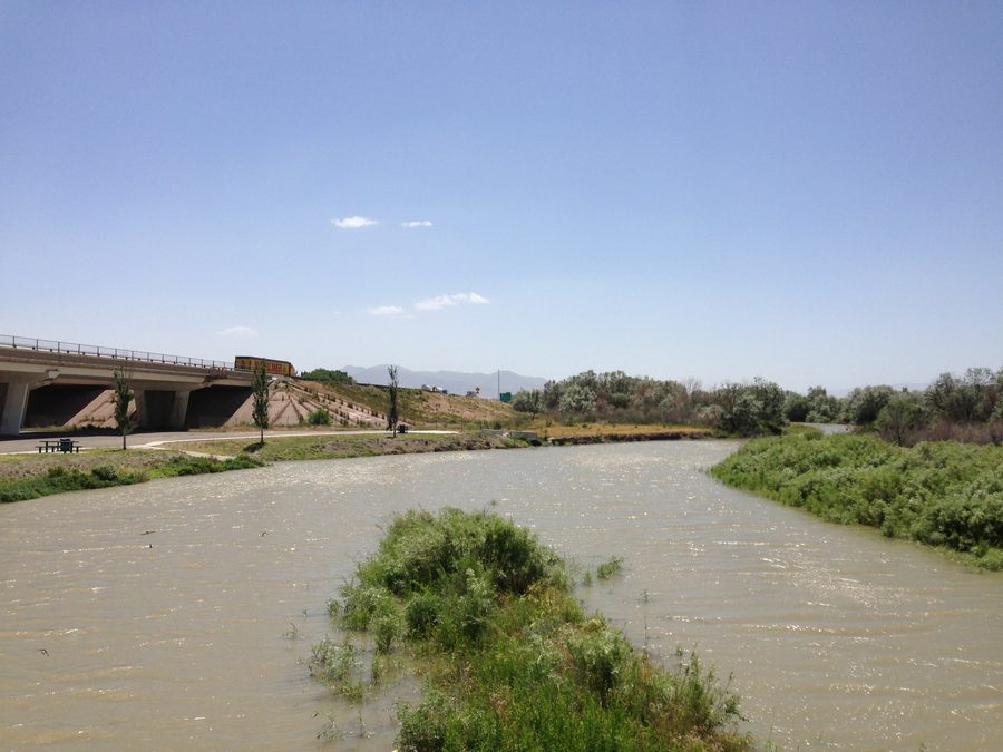 Vue sur la rivière Humboldt à Winnemucca