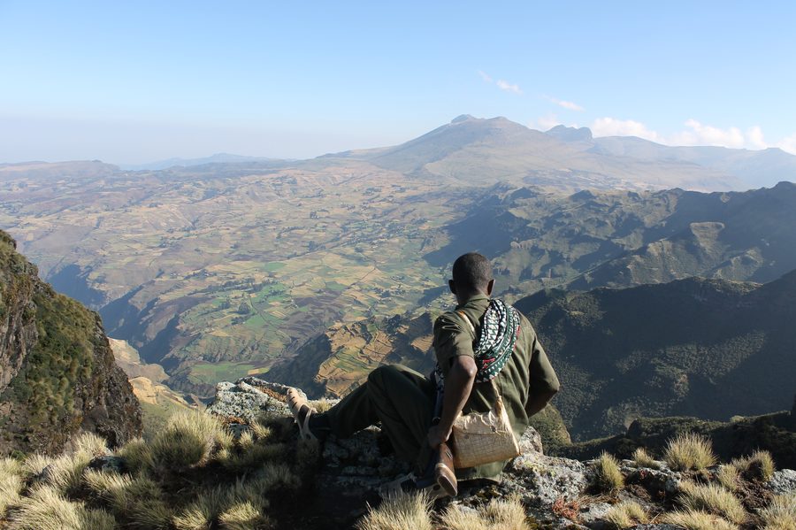 Vue sur les monts Simien en Éthiopie