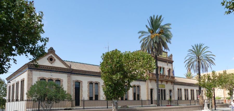 Hôtel de ville de Villanueva del Río y Minas dans la province de Séville