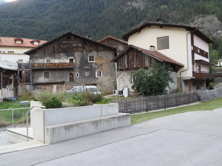 Maisons à Pfunds dans l’Oberland tyrolien