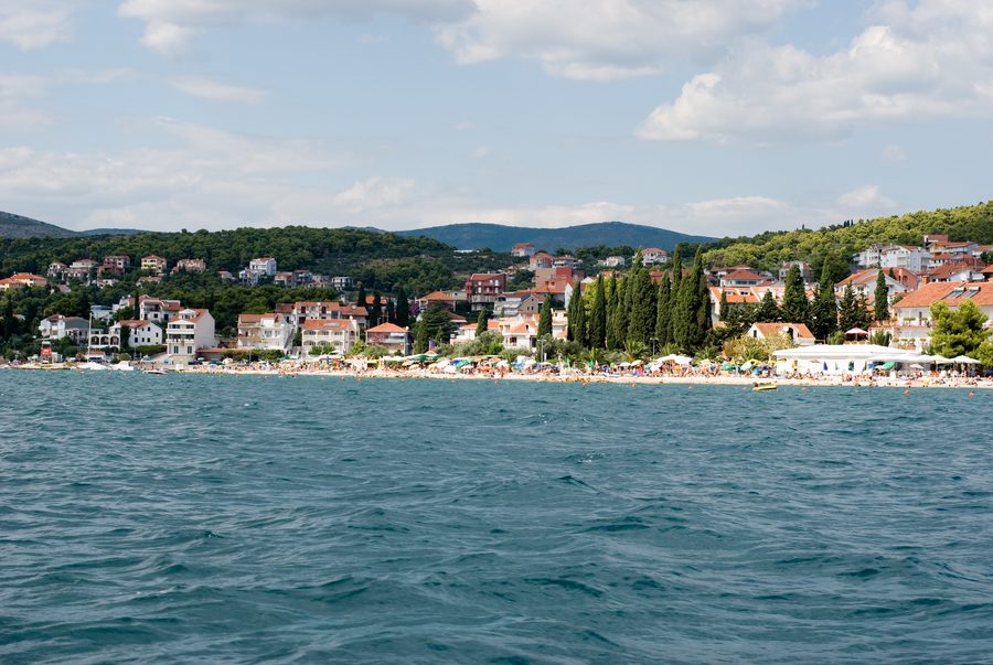 Plage de Copacabana, Okrug Gornji, île de Čiovo