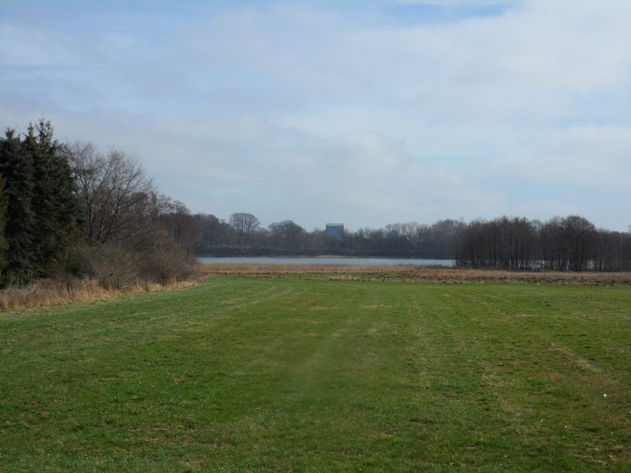 Vue sur le Stolper See depuis le village de Stolpe