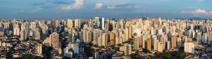 Vue aérienne de São Paulo