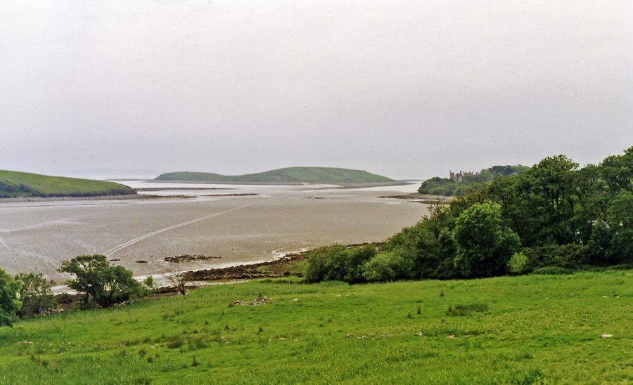 Clew Bay et Clare Island vus depuis les environs de Newport dans le comté de Mayo