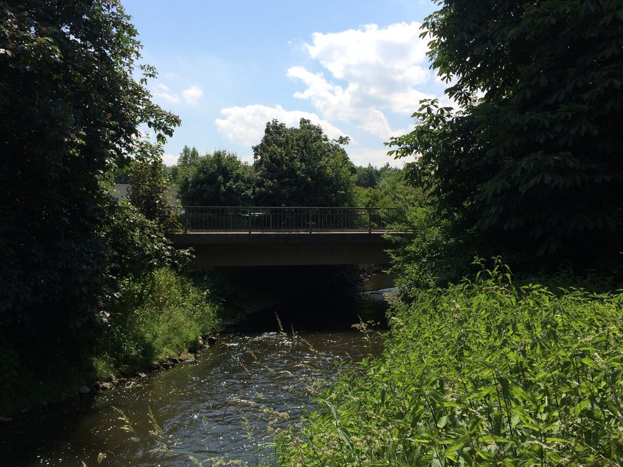 La Wurm dans le Wurmauenpark à Geilenkirchen