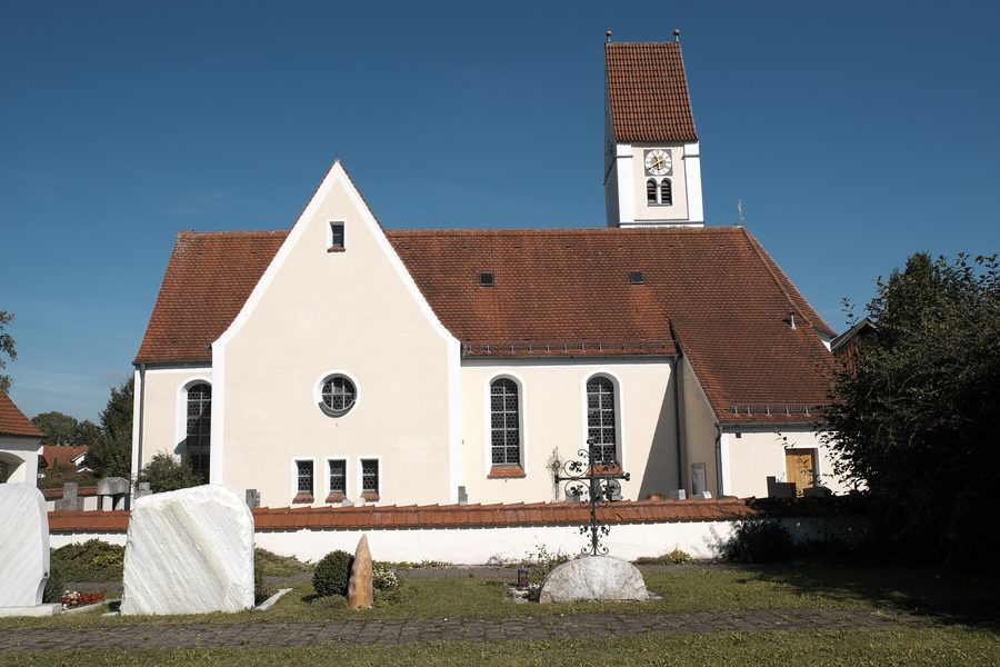 Église paroissiale catholique Saint-Benoît à Untermühlhausen, dans l’arrondissement de Landsberg am Lech