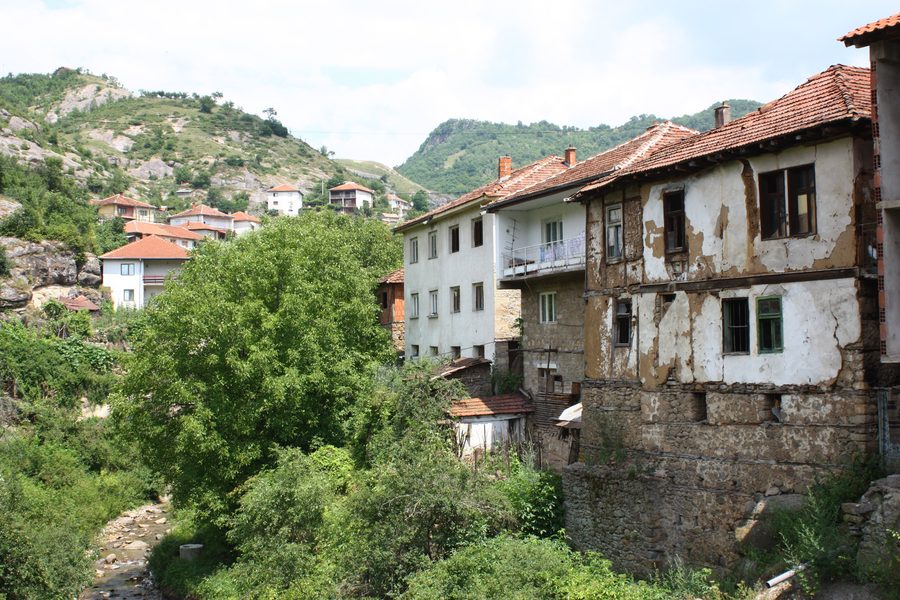 Quartier historique de Kratovo en Macédoine du Nord