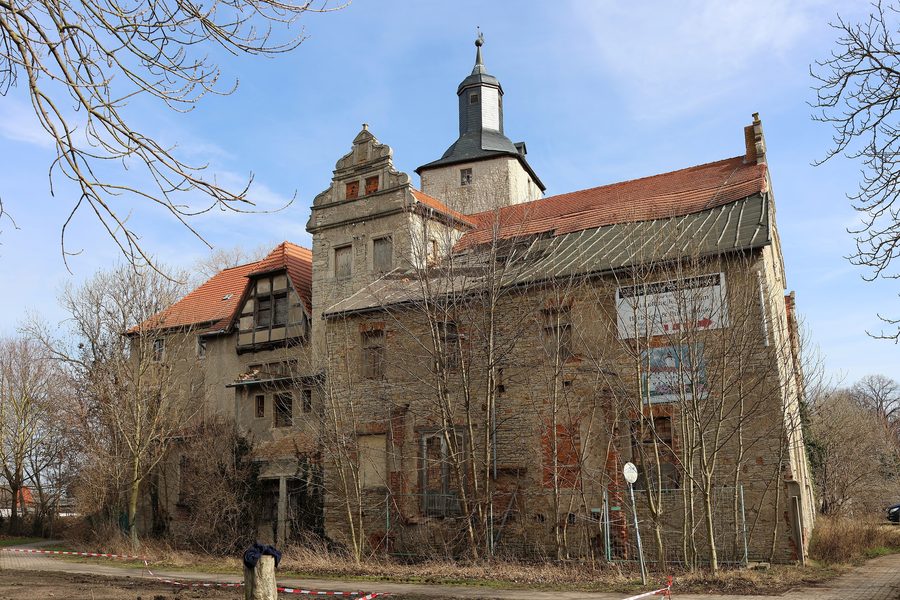 Château à Schneidlingen, Am Baumgarten, vue latérale