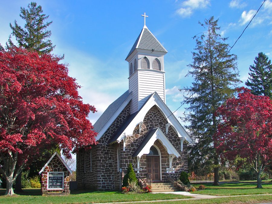 Église épiscopale méthodiste de Downer à Monroe Township, comté de Gloucester, New Jersey