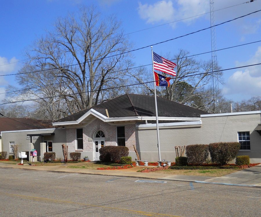 Hôtel de ville de Wiggins dans le comté de Stone, Mississippi
