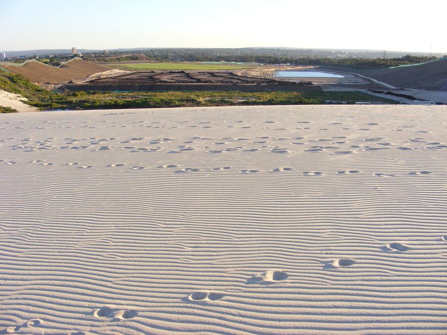Dunes de sable à Wanda dans le Sutherland Shire, à Sydney.