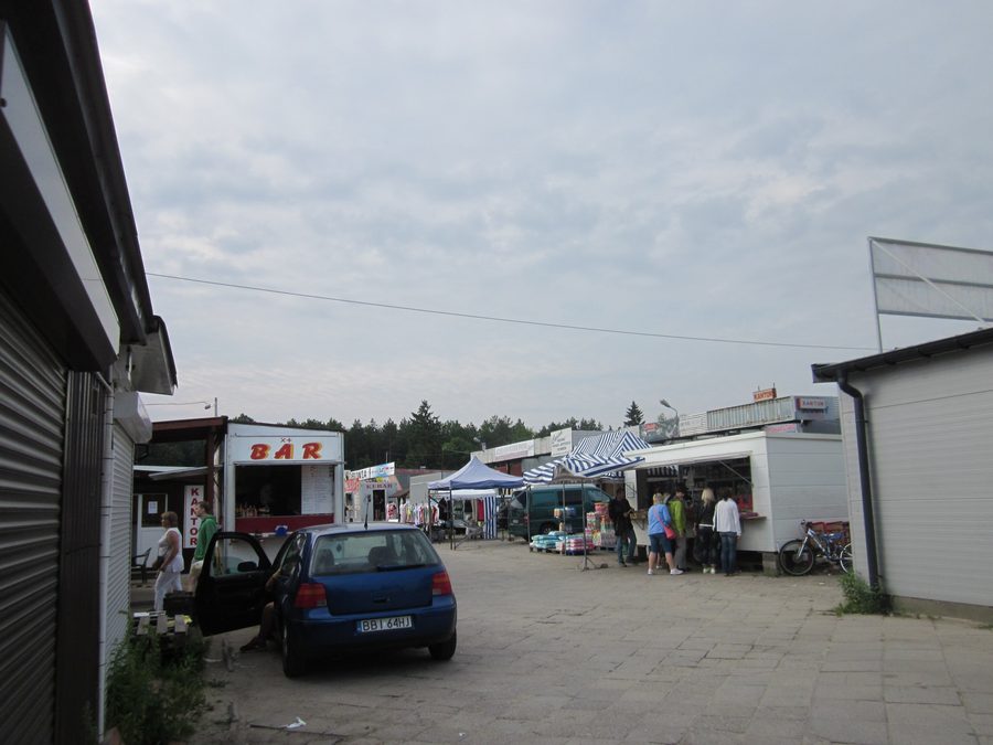Marché urbain rue Kawaleryjska à Białystok