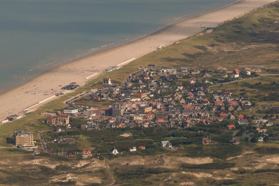 Photographie aérienne de Bergen aan Zee