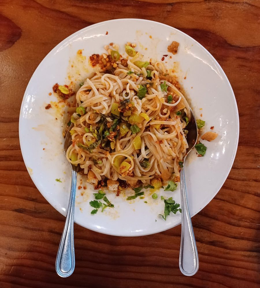 Nouilles Shan au tofu