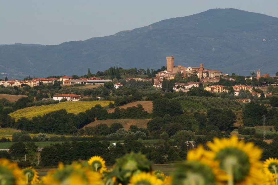 Panorama de Marciano della Chiana, Arezzo