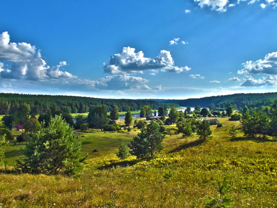 Méandres de la Daugava près de Slutiški