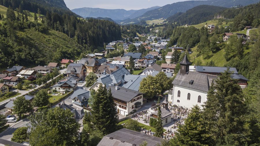 Paysage de montagne près d’Annaberg-Lungötz dans le SalzburgerLand