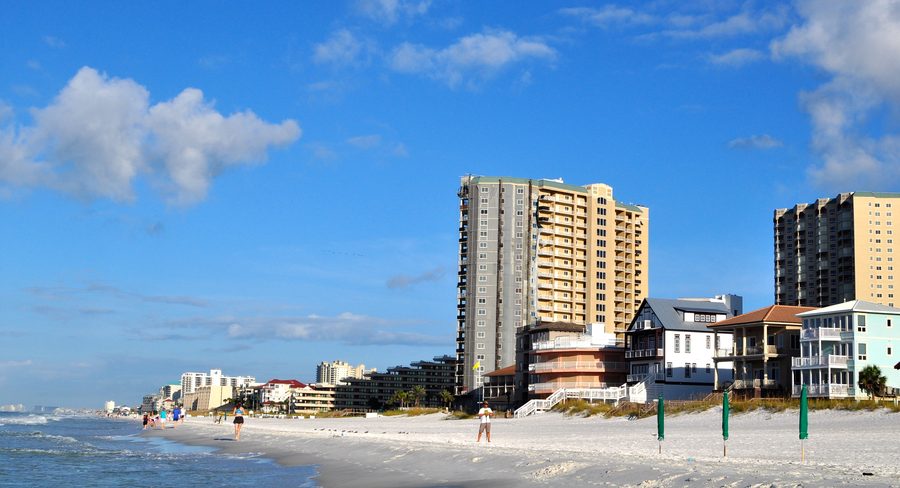 Front de mer à Miramar Beach, Floride