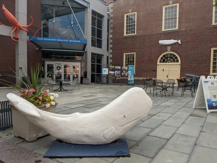 Entrée du New Bedford Whaling Museum à New Bedford