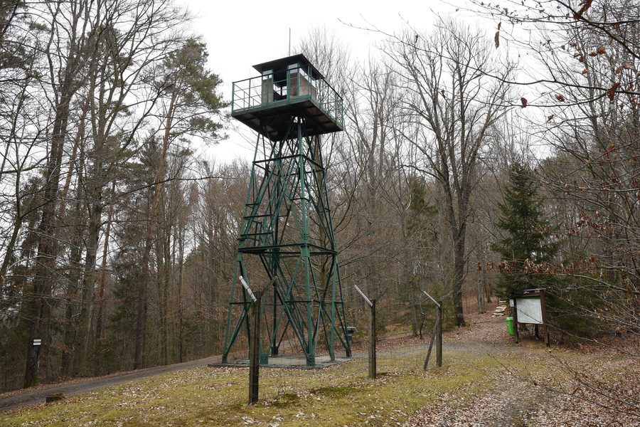 Tour de guet au triangle frontalier près de Sankt Martin an der Raab, à proximité d’Eisenberg an der Raab