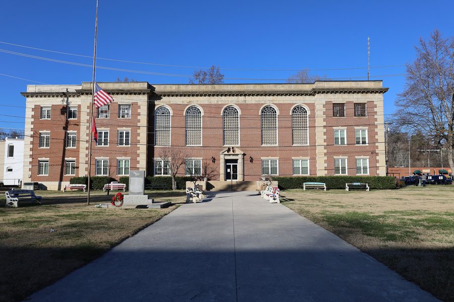 Palais de justice du comté de Cocke à Newport, Tennessee