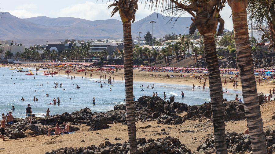 Plage de Puerto del Carmen à Tías, Lanzarote
