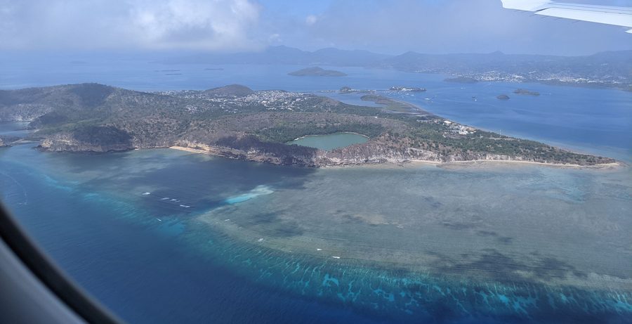 Vue sur le lagon de Mayotte