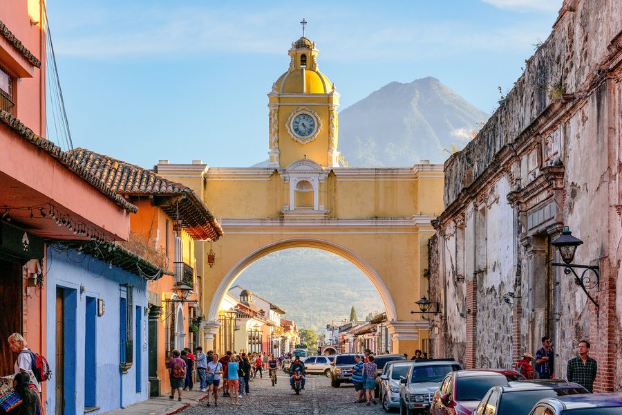 Arche Santa Catalina à Antigua, Guatemala
