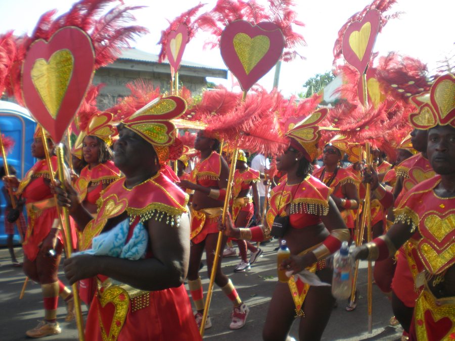 Ambiance de carnaval à Antigua