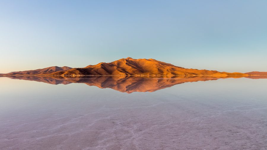 Salar de Uyuni en Bolivie