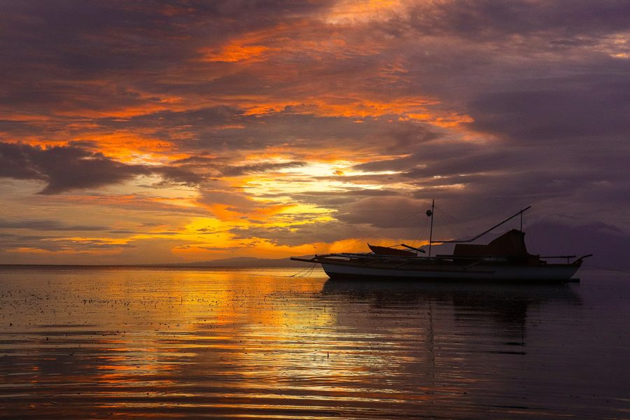 Vue sous-marine du Tubod Marine Sanctuary à San Juan sur Siquijor