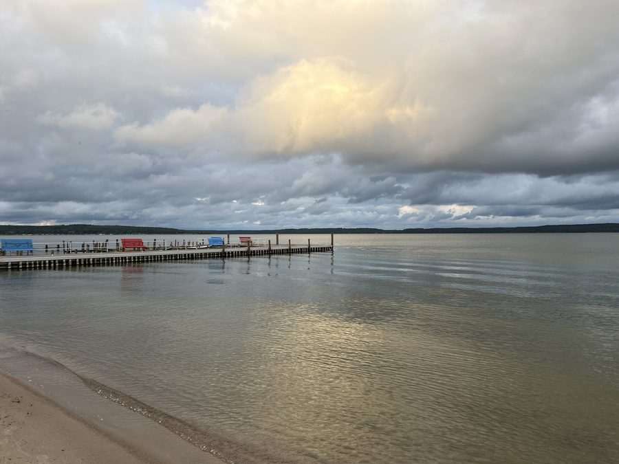 Paysage au bord du lac de Plau en Mecklembourg-Poméranie-Occidentale