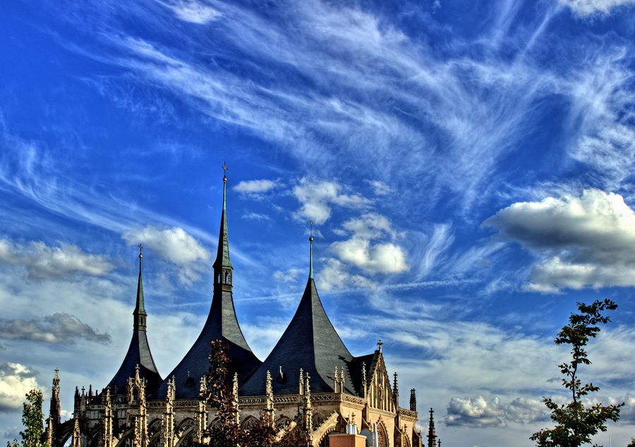 Église Sainte-Barbara à Kutná Hora