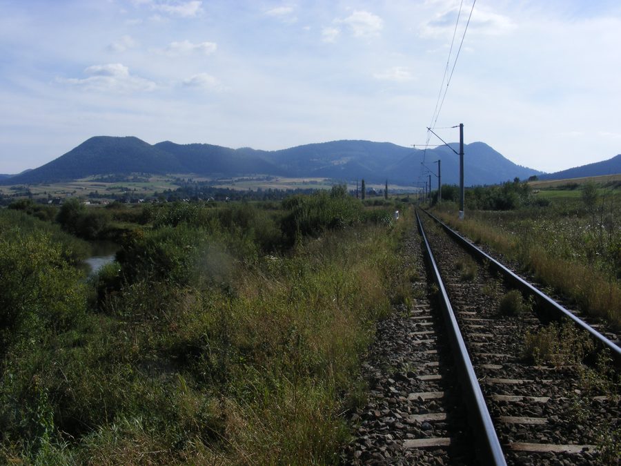 Vue des montagnes Csomád en Roumanie, comté de Harghita