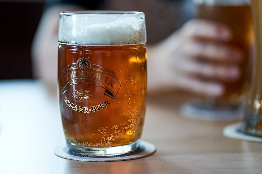 Bière de cave de la brasserie du château de Reckendorf en Haute-Franconie